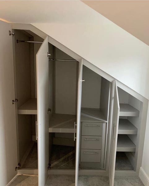 storage for awkward spaces